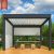 Customizable Aluminum Louvered Roof System Outdoor Terrace Garden Pergola with Adjustable Ventilation and Sun Protection Pergola