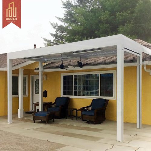 Waterproof Windproof Smart Motorized Aluminium Outdoor Gazebo European Courtyard Outdoor Use Pergola