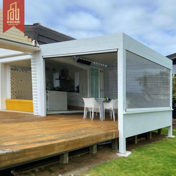 Outdoor Modern New Design Customizable Aluminium Pergola with Bioclimatic Option Garden Patio Backyard Pergola