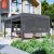 Outdoor Patio Weatherproof Solar Cover Construction Pergola Roof Ideal Garden Backyard and Picnic Pergola