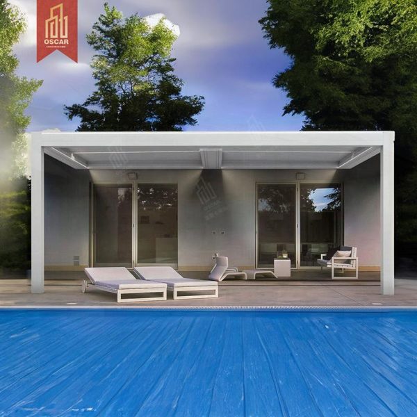 Ades Pergola Lux Deck Roof Structures Sun Room Uv Protection Quick Assembly European Style Outdoor Space Backyard Garden Pergola