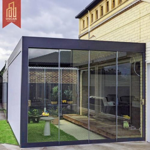 China Motorized Aluminum Profiles System Garden Louvre and Outdoor Pergolas with Elegance Pergola