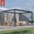 Modern Design Bioclimatic Waterproof Electric Outdoor Aluminum Pergola Garden Patio Balcony with Enhanced Comfort Pergola