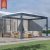 Adjustable Customized Outdoor Modern Bioclimatic Aluminium Louver Glass Pergola Garden Patio Backyard Pergola