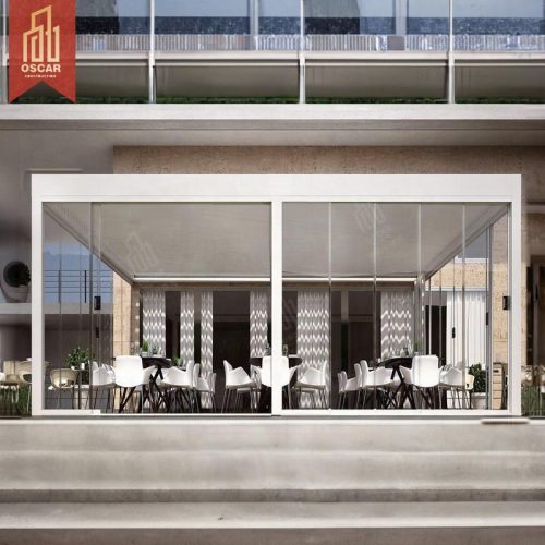 Luminum Louvered Pergola Patio Cover Adjustable Ventilation Stylish Design Outdoor Shelter Garden Shade Backyard Retreat Pergola