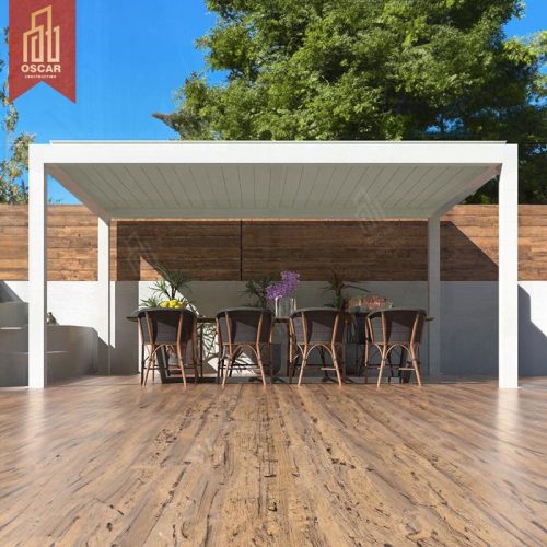 Vers with Automatic Retraction and Uv Protection Stylish Modern Outdoor Patio Balcony Backyard Garden Luxury Sun Shelter Pergola