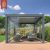 Zed Sustainable 8X8 Louvered Pure Aluminum Garden Gazebo with Waterproof Feature Backyard Patio and Poolside Outdoor Use Pergola