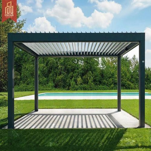 Hot Selling Aluminum Gazebo Outdoor Pergola Sun Shading and Car Shading Ideal Garden Lawn Patio Pergola
