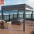 Motorised Waterproof Aluminum Pergolas with Led Lights Luxury Outdoor Gazebo Garden Patio Balcony Outdoor Shade Pergola