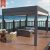 Proof Remote - Controlled Bioclimatic Aluminium Gazebo Pergola with Led Light Garden Patio Poolside 3X3 3X4 4X3 4X6 Size Pergola