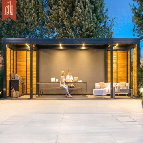 Adjustable Louvered Aluminium Roof Blade Awning System Garden Patio Backyard Outdoor Pergola