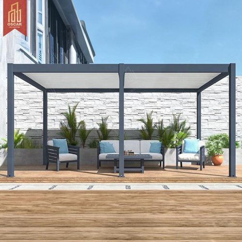 Electric Waterproof Aluminium Structure Garden Outdoor Areas Like Pergolas and Gazebos Pergola
