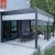 E Shade Waterproof Motorized Aluminum Louvered Pergola Gardens Patios Backyards with Adjustable Function Creative Design Pergola