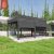 12 X 156 Feet Louvered Waterproof Pergola Patio Cover Garden Backyard Poolside Shading Shelter Pergola