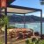 4X5M Jet Black Bioclimatic Louvered Outdoor Aluminum Patio Cover Sunshade Ideal Garden Backyard Poolside Pergola