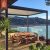 Modern Bioclimatic Waterproof Aluminium Pergola with Motorized System Outdoor Garden Patio Pergola