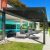 Smart Waterproof Luxury Modern Louvered Roof Bioclimatic Pergola with Zipped Blinds Garden Patio Backyard Pergola