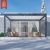 Customized Rainproof Aluminum Arbours Outdoor Garden Patio Backyard Bioclimatic Outdoor Shade Structure Pergola
