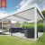 Outdoor Aluminium Pergola Durable Waterproof Gazebo with Sliding Glass Doors Garden Patio Backyard Pergola