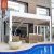 Diy Outdoor Furniture Sunshade Electric Bioclimatic Pergola Motorized Louver with Lights Garden Patio Backyard Pergola