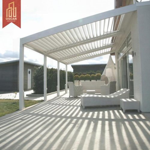 4X3 3X4 Motorized Electric Aluminium Outdoor Pergola with Led Light Garden Patio Balcony Shading Decorating Pergola