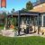 All - Seasons Electric Waterproof Aluminum Pergola Garden Outdoor Patio Courtyard All - in - One Solution Pergola