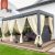 Outdoor Bioclimatic Waterproof Uv - Block Motorized Manual Louvered Aluminum Pergola Garden Patio Poolside Pergola