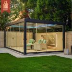 Waterproof Aluminum Terrace Pergola Heavy - Duty Flat Louvre Roof Ce - Certified Motor Garden Patio Balcony Pergola