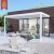 4X4 Backyard Automatic Bioclimatic Sunshade Outdoor Patio and Garden Pergola