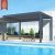 Proof Motorized Ultraviolet - Proof Aluminium Louvered Pergola Gazebo Garden Patio Backyard Custom Bioclimatic Structure Pergola