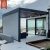Bioclimatic Opening Pergola Modern Outdoor Furniture with Sliding Glass Doors Villa Balcony Patio Aluminum Pergola Pergola