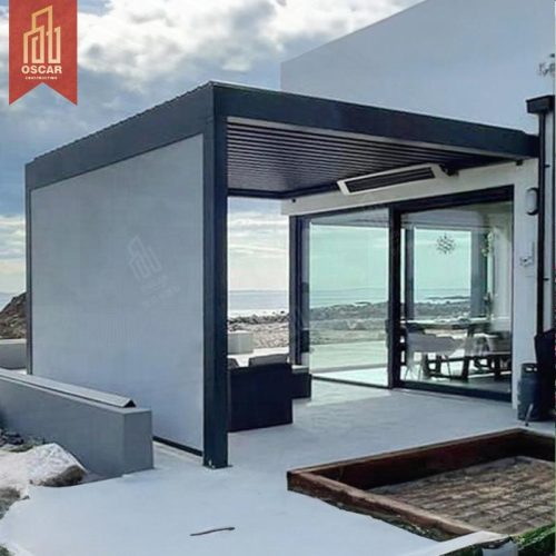 Bioclimatic Garden Canopies and Arches Outdoor Patio and Backyard Relaxation Pergola