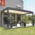 Motorized Adjustable Aluminum Pergola Louvre Roof Garden Patio and Outdoor Dining Area Pergola