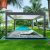 Waterproof and Shading Louvre Roof with Led Lighting Outdoor Patio Garden Pergola Party Barbecue Relaxing Pergola