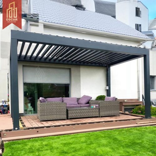 2021 Exporting Durable Motorized Sun Shade Pergola Kits Modern Outdoor Spaces in 2021 Ideal Alfresco Areas Pergola