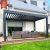 Waterproof Hardtop Aluminium Outdoor Louvered Gazebo Patio Garden Ideal Outdoor Events Relaxing Spaces in Backyards Pergola