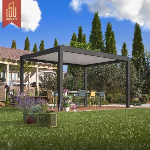 Electric Waterproof Aluminium Structure Garden Outdoor Areas Like Pergolas and Gazebos Pergola