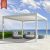 Aluminium Waterproof Stylish Motorized Garden Pergola with Sliding Glass Doors Backyard Patio Poolside Pergola