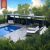 New Design Out Door Sunshade Rainproof Affordable Motorized Aluminum Patio Cover For Garden Backyard Terrace Pergola