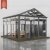 Popular Hot Bent Curved Glass Sliding Open Patio Sunroom with Triangular Roof Design Hotel Dining Tables Sunroom