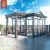 Popular Hot Bent Glass Arc Sunroom with Triangular Roof Sliding Open Patio Suitable Hotel Dining Tables Bags