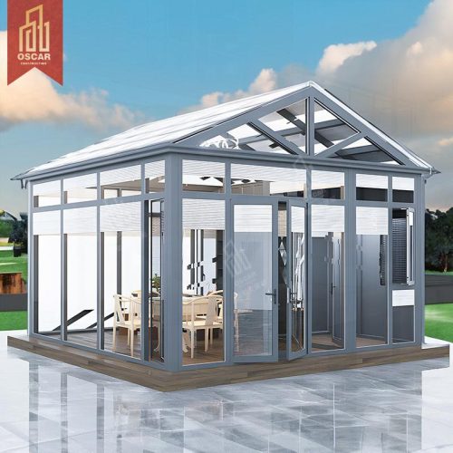 High - Efficiency Microprocessors with Transistors Chinese Family'S Sunroom and Glass House Sunroom