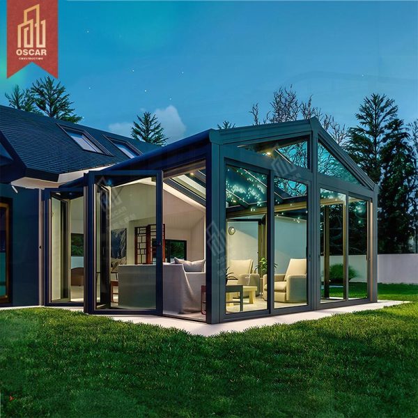 Free Standing Sunroom with Free Sample Prefab Solarium Conservatory Patio Garden Balcony All – Season Relaxing Sunroom