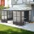 Luxury Outdoor Metal and Glass Pavilion in White Garden Backyard Greenhouse with Tempered Glass Sunlight Enjoyment Sale Sunroom