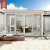 Aluminum Prefabricated Winter Garden Greenhouse with Triangular Roof Patio Balcony Yard Sunroom