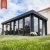 Aluminum Prefabricated Winter Garden Greenhouse with Triangular Roof Patio Balcony Yard Sunroom