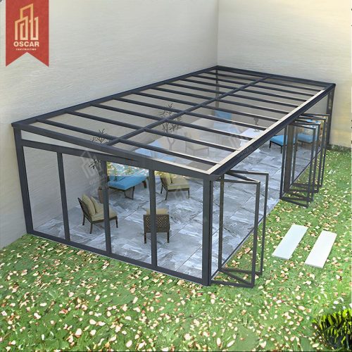 High - Performance Microprocessors with Transistors Chinese Family'S Sunroom and Glass House Sunroom