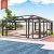 Prefabricated Aluminum Winter Garden Greenhouse with Triangular Roof Outdoor Balcony Patio Yard Sunroom