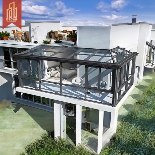 High - Efficiency Microprocessors with Transistors Chinese Family'S Sunroom and Glass House Sunroom