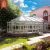 Prefabricated Aluminum Winter Garden Greenhouse with Triangular Roof Outdoor Balcony Patio Yard Sunroom